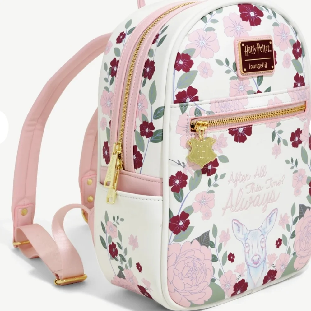 Loungefly Harry Potter Floral Mini Backpack